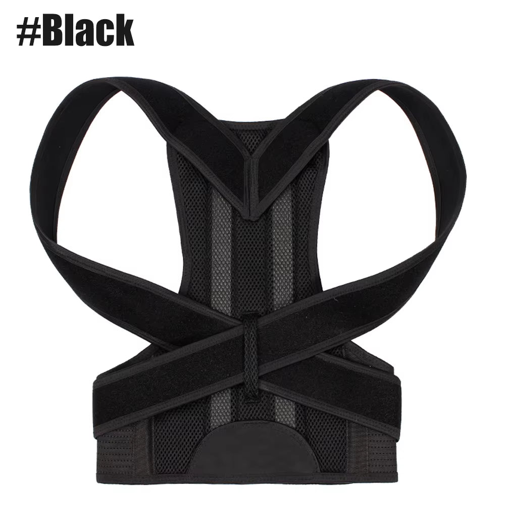 Professional Back Brace for Women and Men Posture Corrector Improve Posture Lumbar Support Shoulder Lower Upper Back Pain Relief