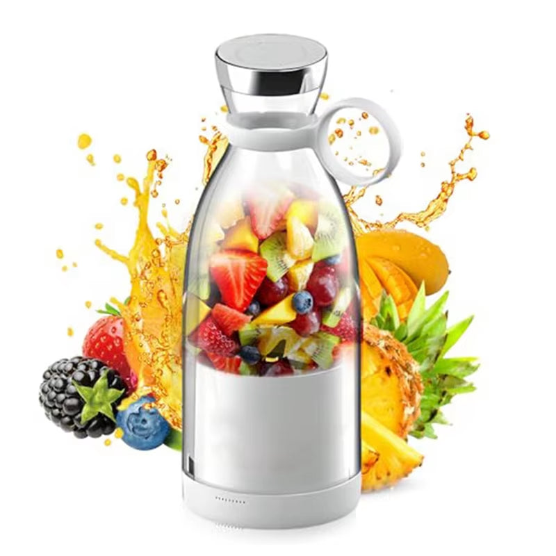 B13C 2X Portable Juice Blender Rechargeable Juicer Cup with Travel Cup and Lid for Making Juice and Smoothies 420ML A