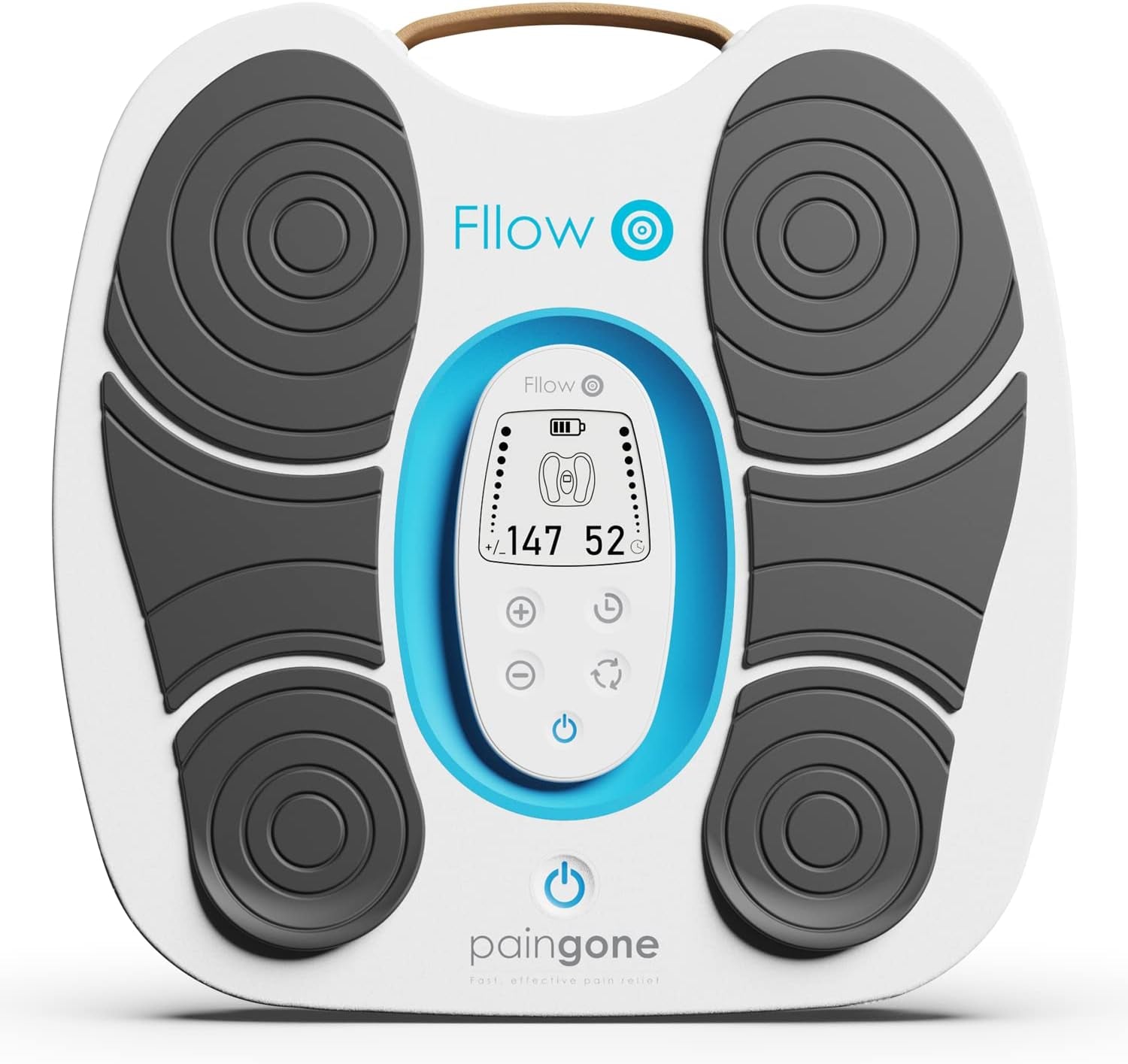 Fllow EMS - Blood Circulation Improvement - Legs & Feet - 150 Intensity Levels - Muscle Stimulator Therapy - Remote Control - Relax Muscles & Relieves Pain - Lightweight & Portable