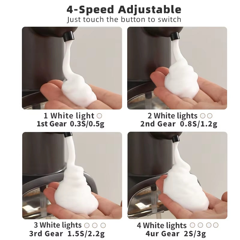 New Wall Mounted Automatic Soap Dispenser Foam Smart Hand Washing Machine 500Ml Liquid Rechargeable Bathroom Induction Sensor