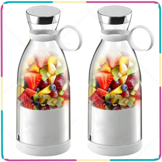 B13C 2X Portable Juice Blender Rechargeable Juicer Cup with Travel Cup and Lid for Making Juice and Smoothies 420ML A