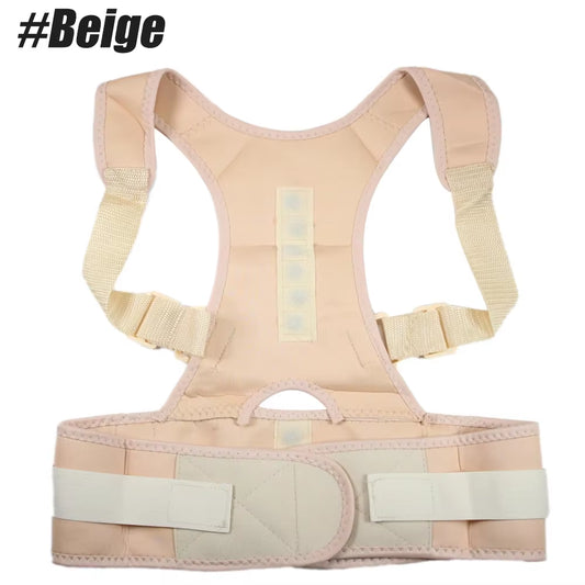 1PC Top Adjustable Magnet Posture Corrector Back Corset Belt Straightener Brace Shoulder Corrector Lumbar Postura Braces Support