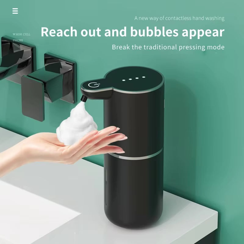 380ML Rechargeable Electric 4 Levels Adjustable Automatic Sensor Soap Dispenser Intelligent Hand Sanitizer Pump Washing Machine