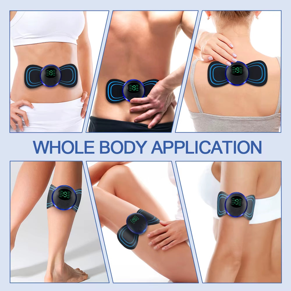 Electric Neck Massager Adjustable Full Body Relaxation Relieve Fatigue Portable Intelligent Cervical Massage for Shoulder Foot