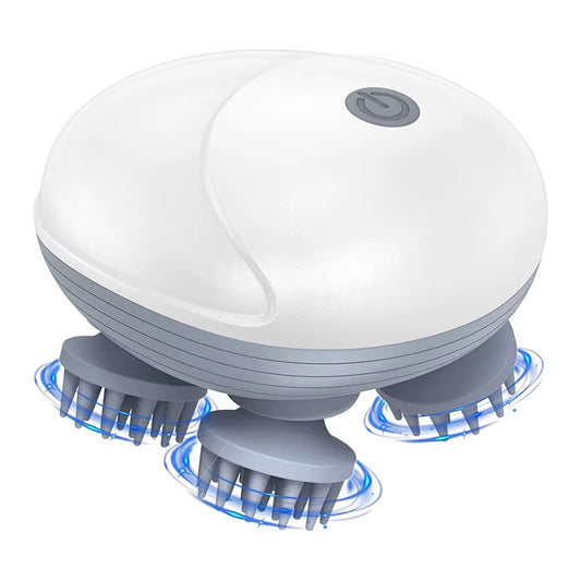 Electric Scalp Head Massager Kneading Vibrating Device Health Care Shoulder Neck Leg Arm Deep Tissue Massage Cat Pet Massager