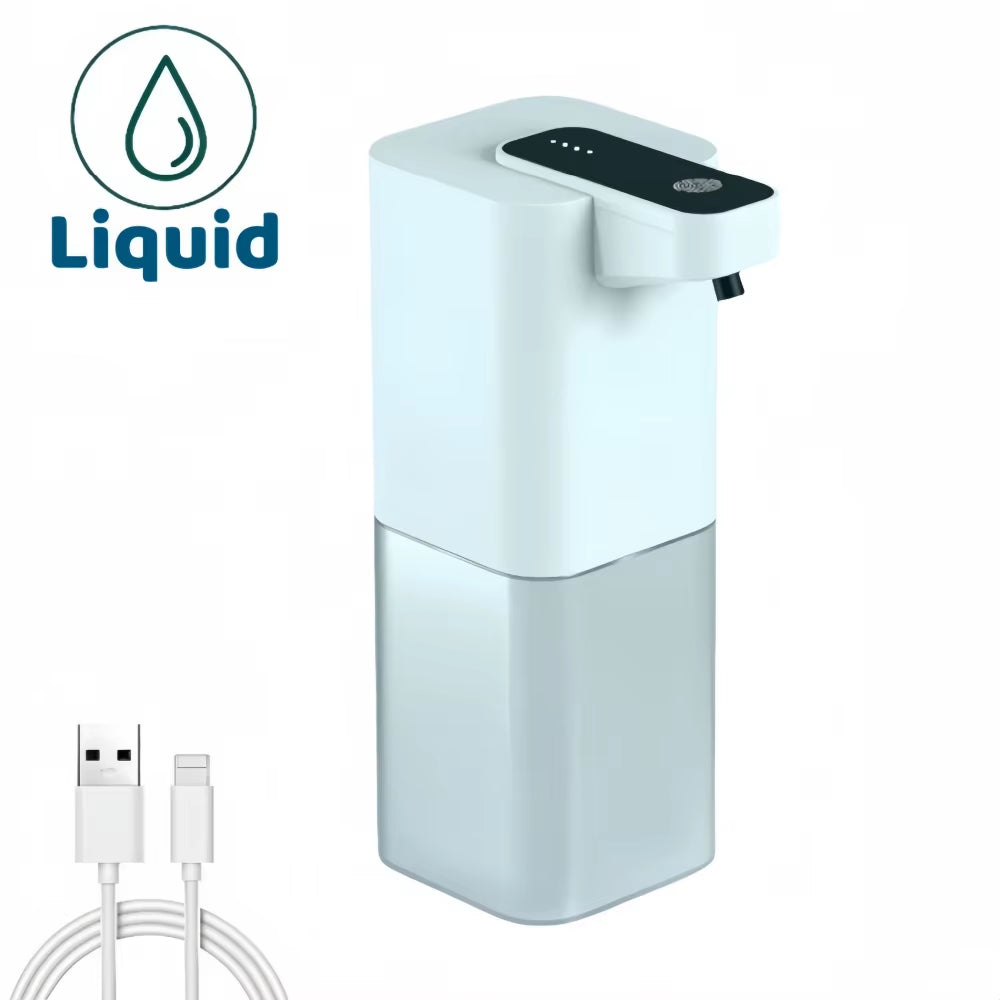 Intelligent Induction Hand Washer, Automatic Liquid/Foma Soap Dispenser Wall Mounted Vertical Hand Sanitizer Soap Dispenser