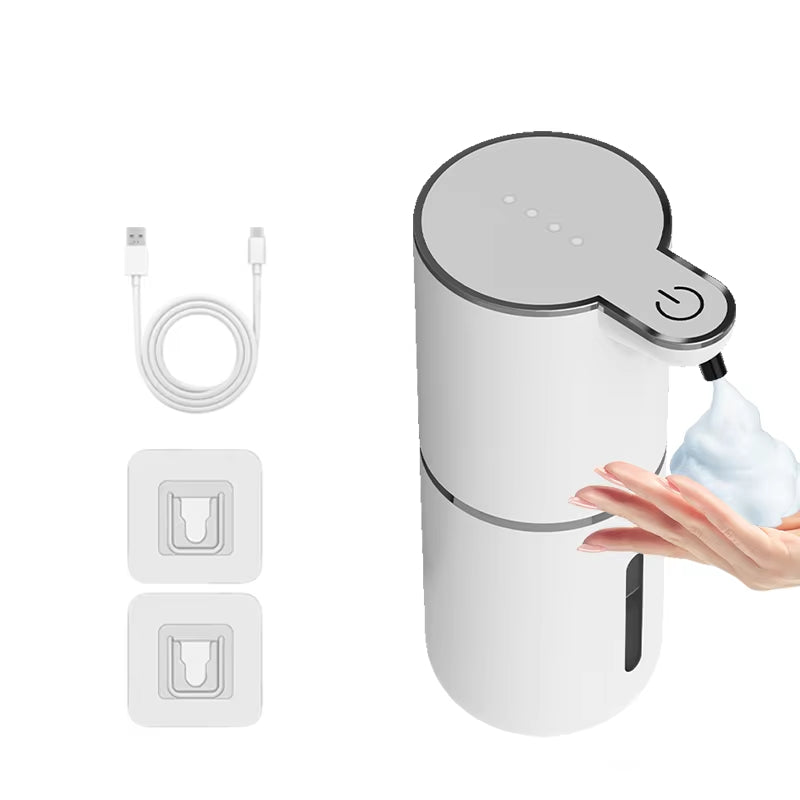 380ML Rechargeable Electric 4 Levels Adjustable Automatic Sensor Soap Dispenser Intelligent Hand Sanitizer Pump Washing Machine