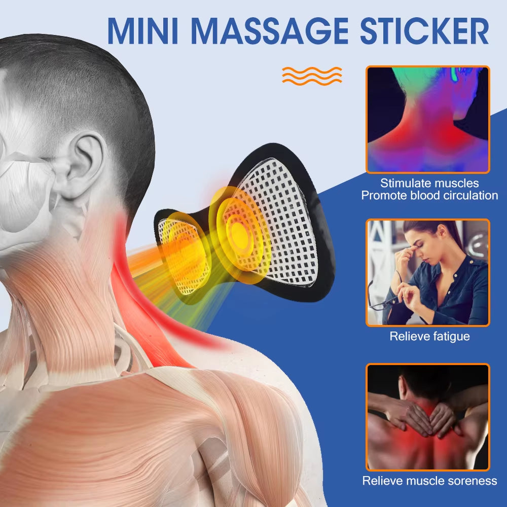 Electric Neck Massager Adjustable Full Body Relaxation Relieve Fatigue Portable Intelligent Cervical Massage for Shoulder Foot