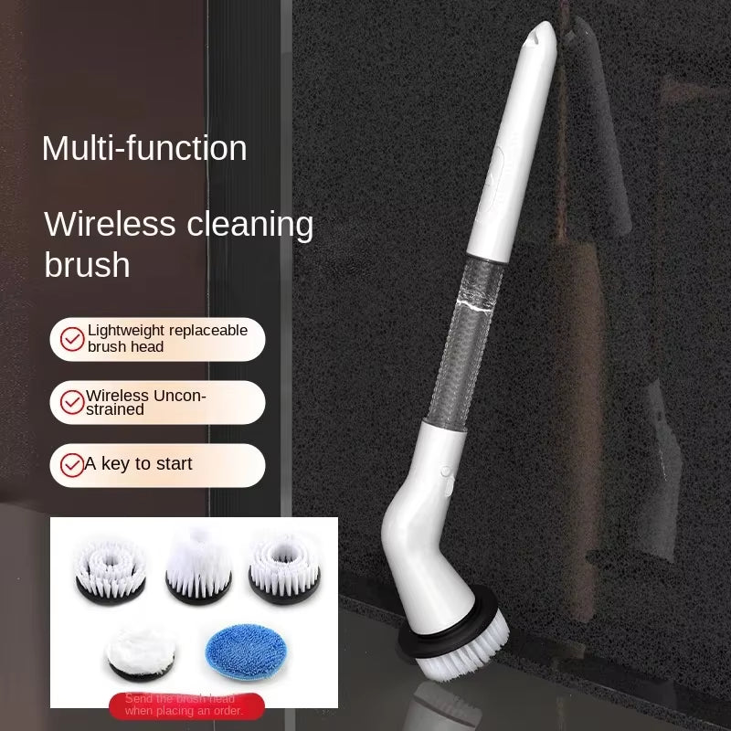 New Style Electric Cleaning Brush 5 in 1 Electric Multi-Functional Home USB Automatic Cleaning Brush for Kitchen & Bathroom