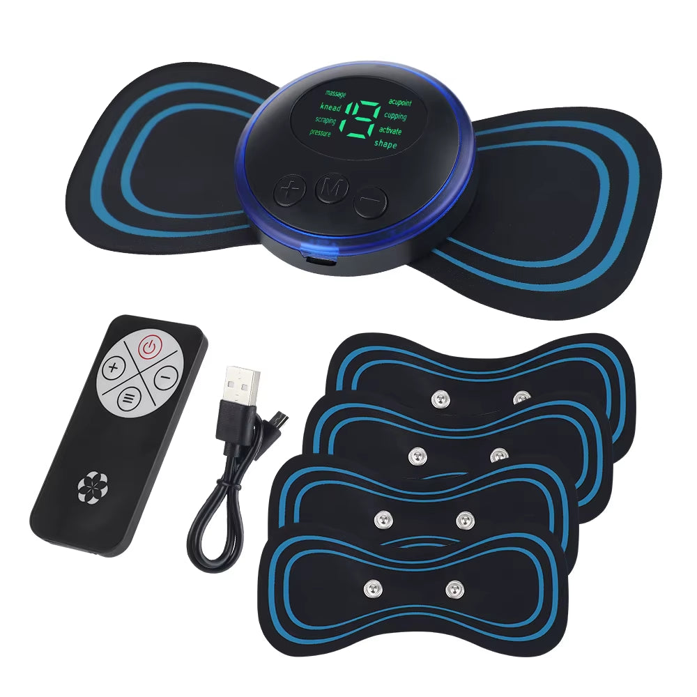 Electric Neck Massager Adjustable Full Body Relaxation Relieve Fatigue Portable Intelligent Cervical Massage for Shoulder Foot