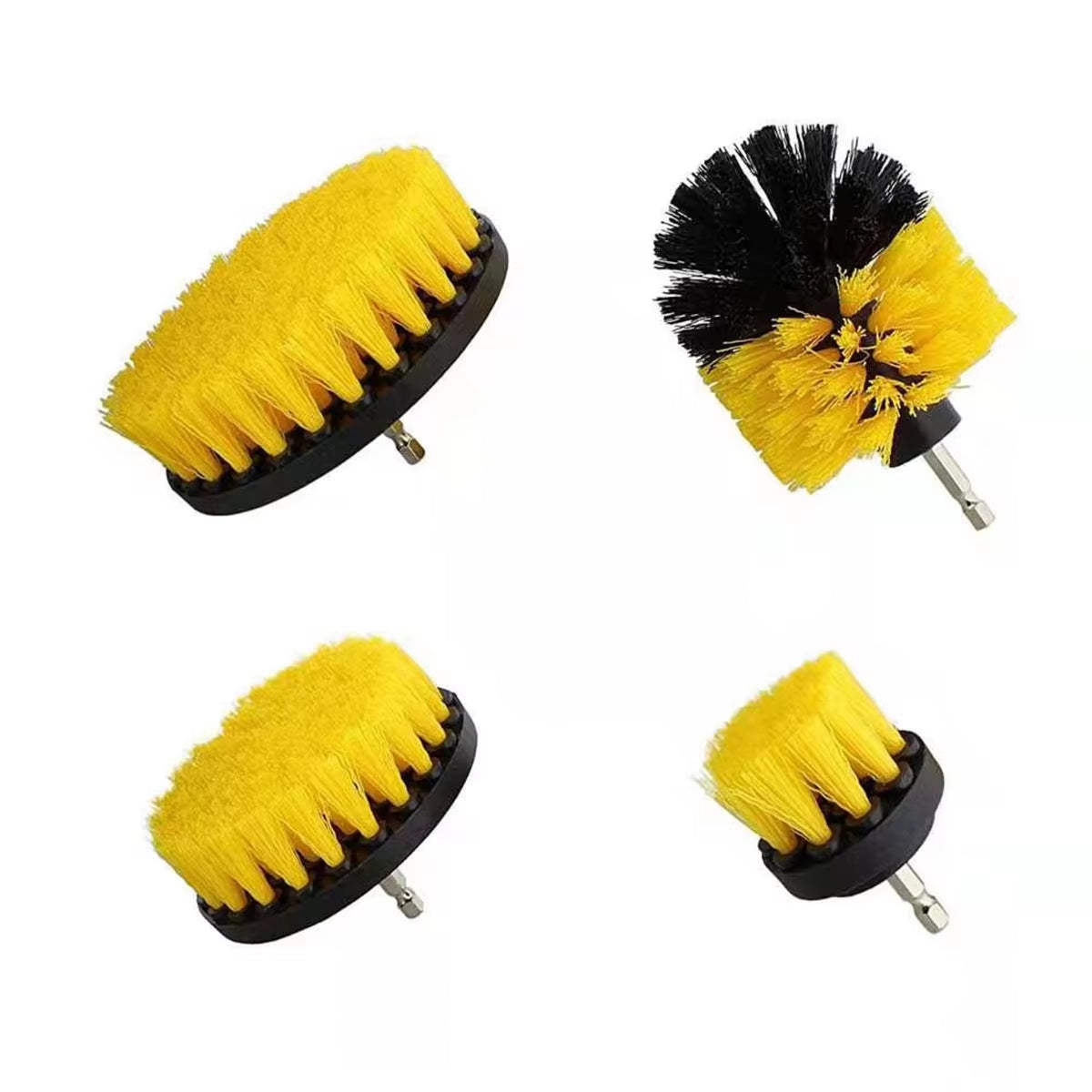 Electric Drill Brush Kit Electric Cleaning Brush Tool for Car Tile Bathroom Brush Bathroom Kitchen Plastic Scrubber Brushes