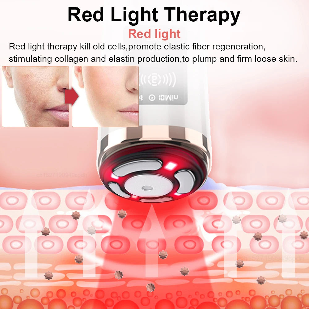 Hifu Face Lifting Machine Anti-Aging Facial Massager EMS Facial Microcurrent Face Massager Skin Rejuvenation Mini Hifu Machine