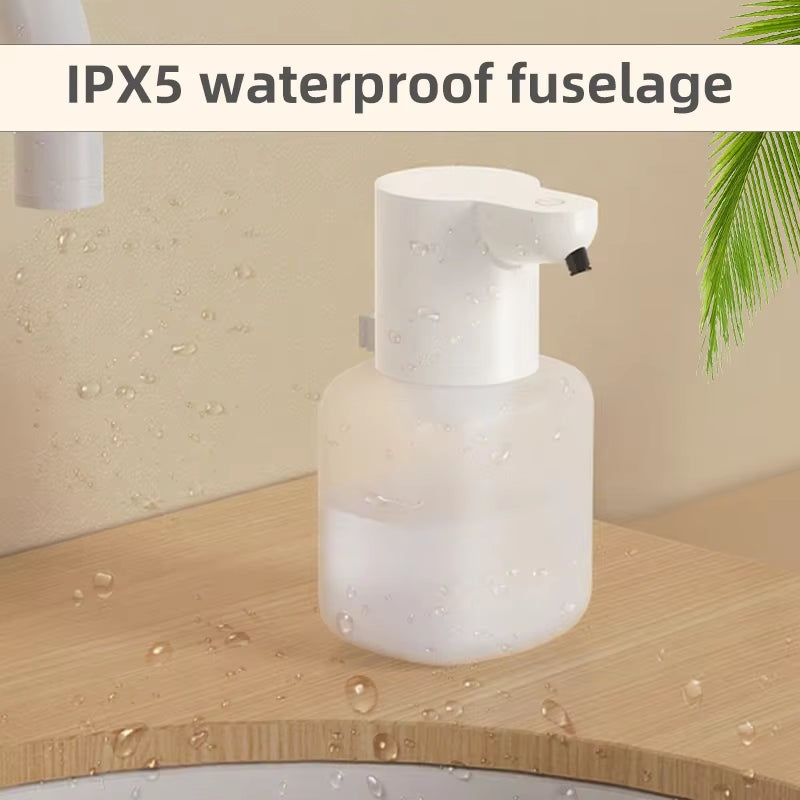 500ML Wall-Mounted or Tabletop IPX5 Waterproof 4-Gears Adjustable Foam/Gels Electric Intelligent Automatic Sense Soap Dispenser