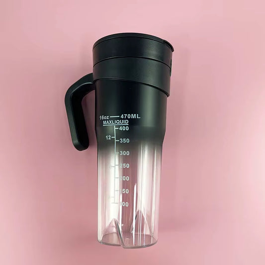 Portable Blender Cup Bottle USB Rechargeable Blades Fruit Mixer Mini Hand Juicer Blender Smoothie with Straw