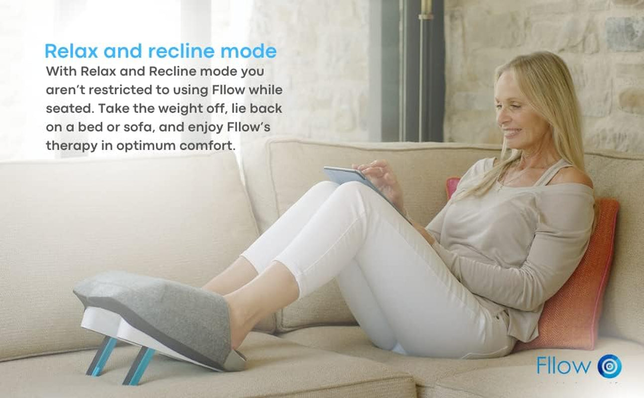 Fllow EMS - Blood Circulation Improvement - Legs & Feet - 150 Intensity Levels - Muscle Stimulator Therapy - Remote Control - Relax Muscles & Relieves Pain - Lightweight & Portable