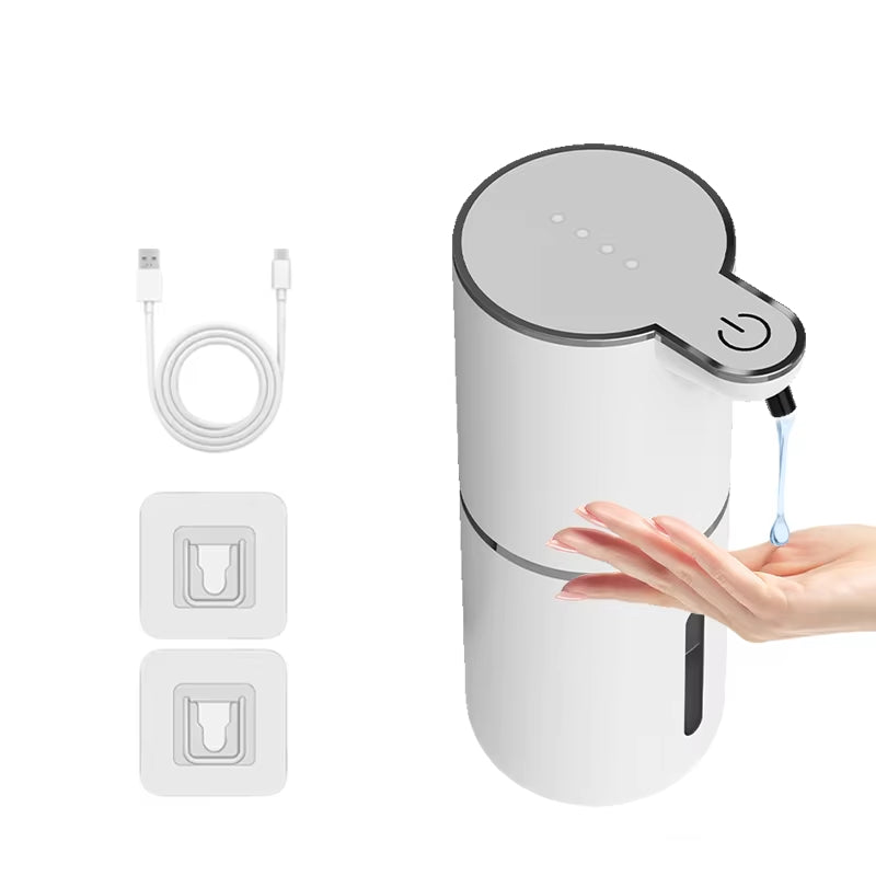 380ML Rechargeable Electric 4 Levels Adjustable Automatic Sensor Soap Dispenser Intelligent Hand Sanitizer Pump Washing Machine