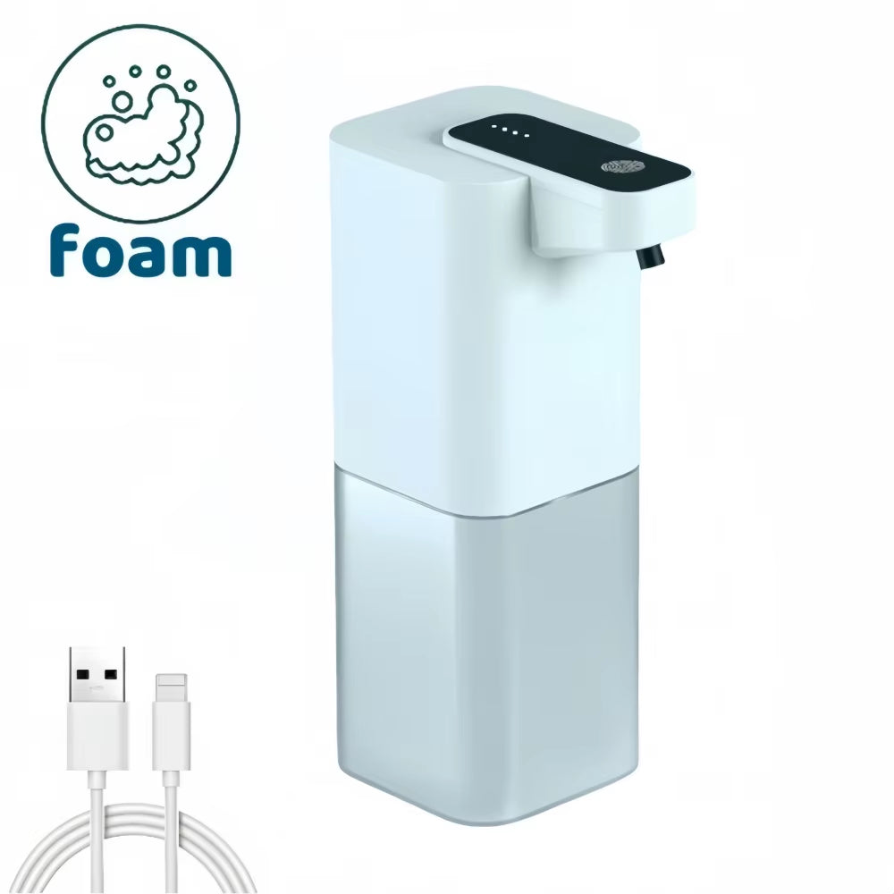 Intelligent Induction Hand Washer, Automatic Liquid/Foma Soap Dispenser Wall Mounted Vertical Hand Sanitizer Soap Dispenser